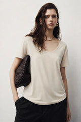 Aimée Pure Elegance Soft Beige Tshirt