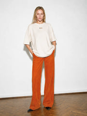 Aimée Sunbeam Oversize Drop Shoulder Ecru Tshirt