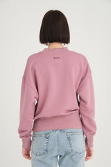 Aimée Wide Waist Cincher Pink Sweatshirt