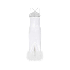 Alia Studio Lily Dress in White Elbise