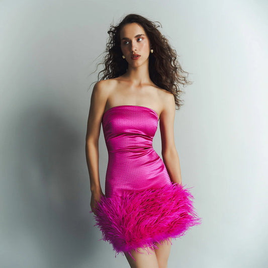 Alia Studio Nicole Dress in Pink Elbise
