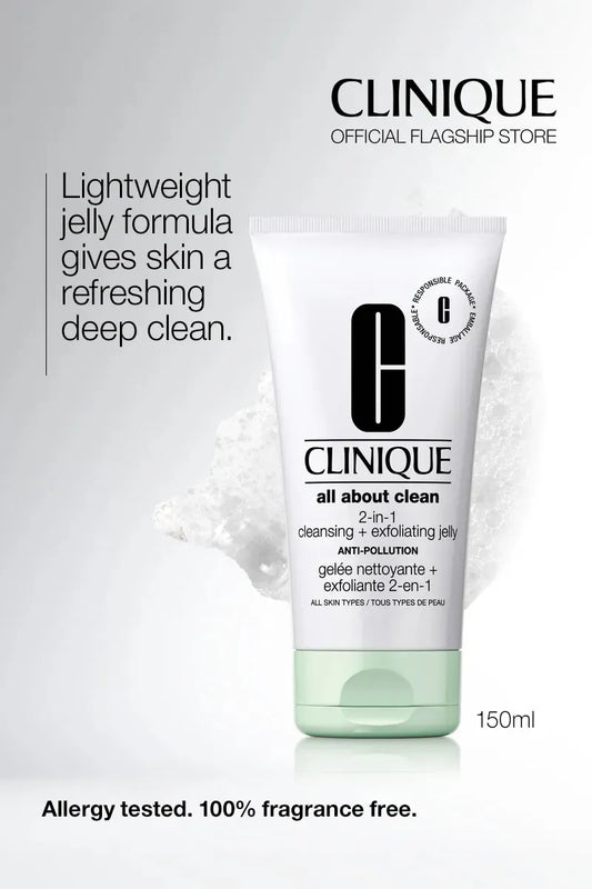 Clinique All About Clean 2'si 1 Arada Temizleyici + Peeling Jöle 150 ML