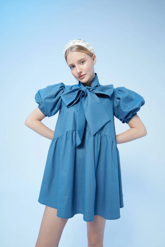 Sinem Taşkın Bella Audrey Blue Elbise