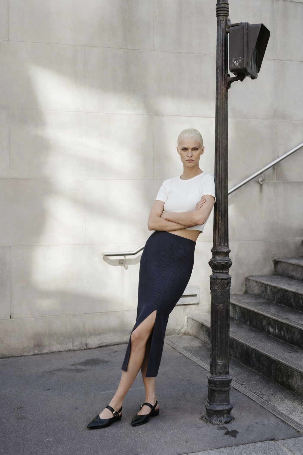 Wear Three Points Spirit Modal Midi Skirt Anthracite