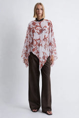 Eloshé Beyaz Paisley Bluz REBMSM102