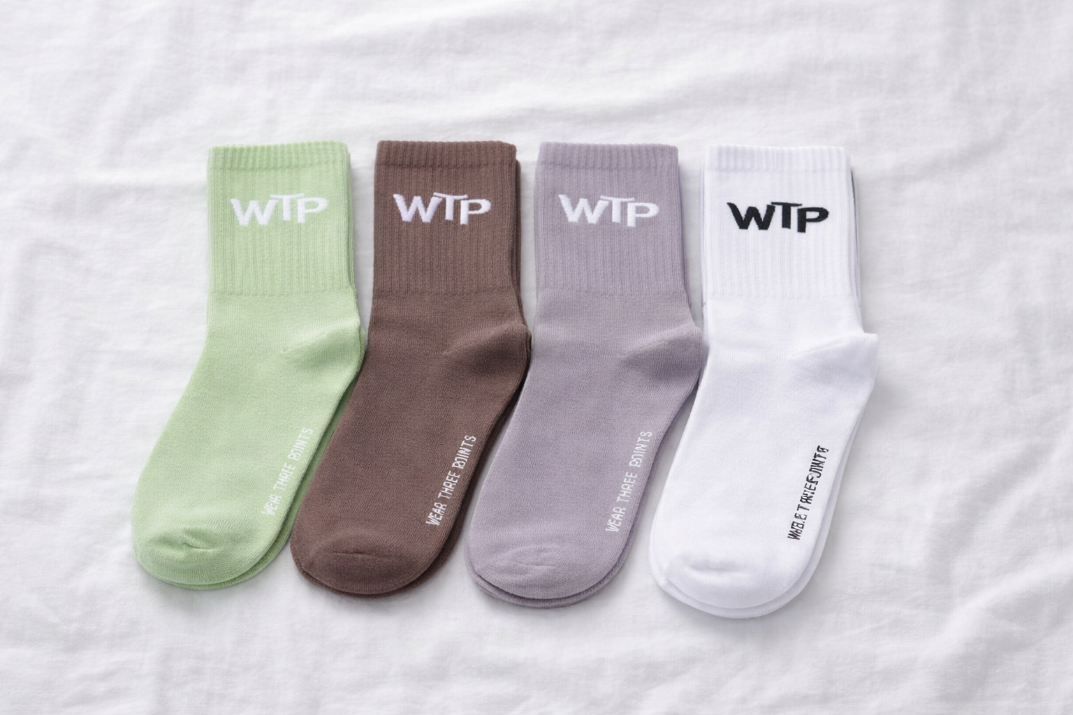 Wear Three Points WTP Socks – Set of 4