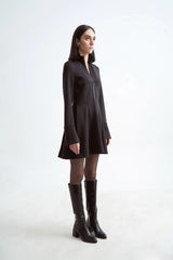 Siyah Crescent Line Glory Tunik Elbise