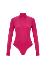 Crescent Line Shadow Bodysuit – PINK
