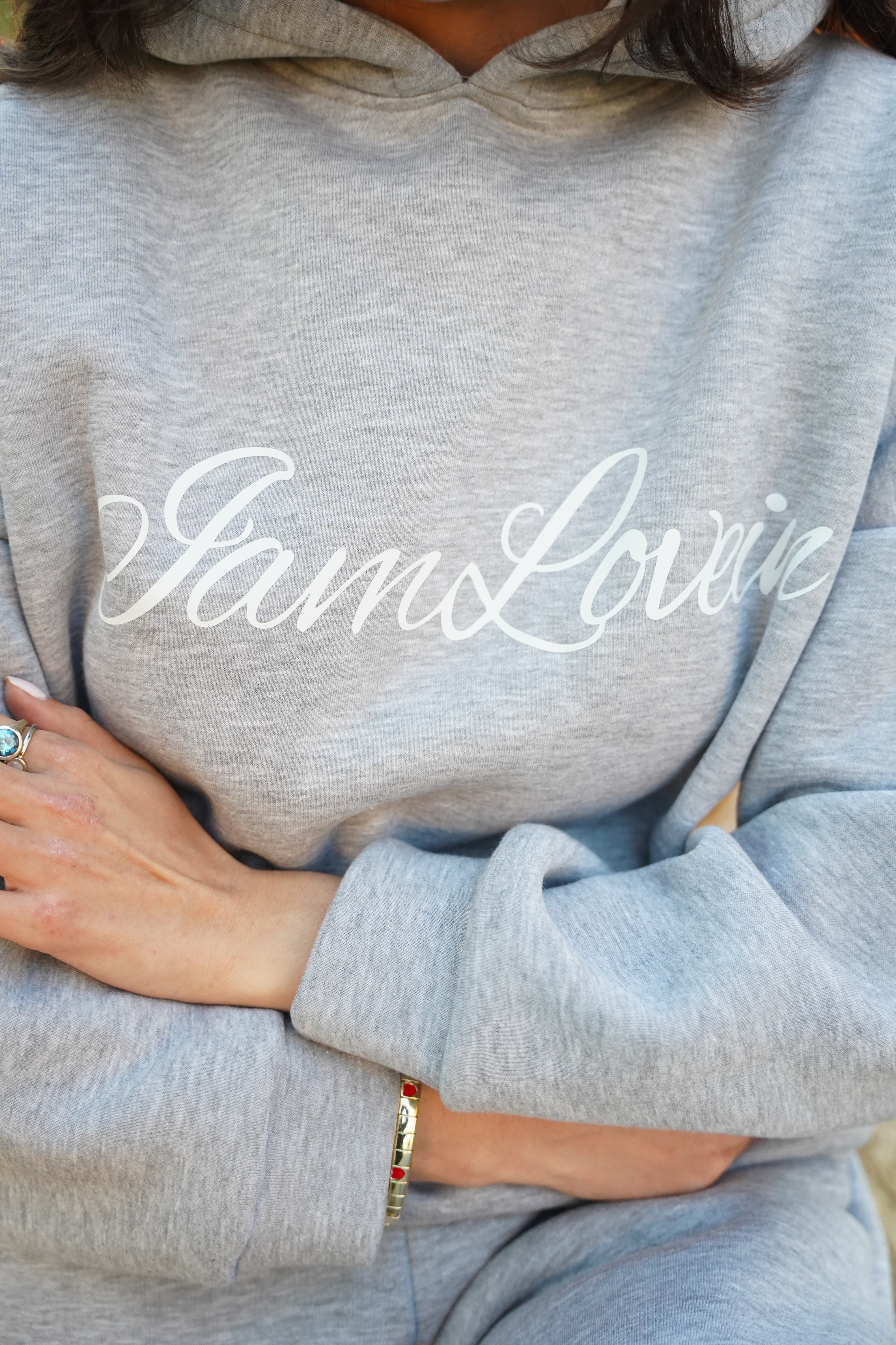 IAMLOVEIN Gri Melanj Eşofman Takımı