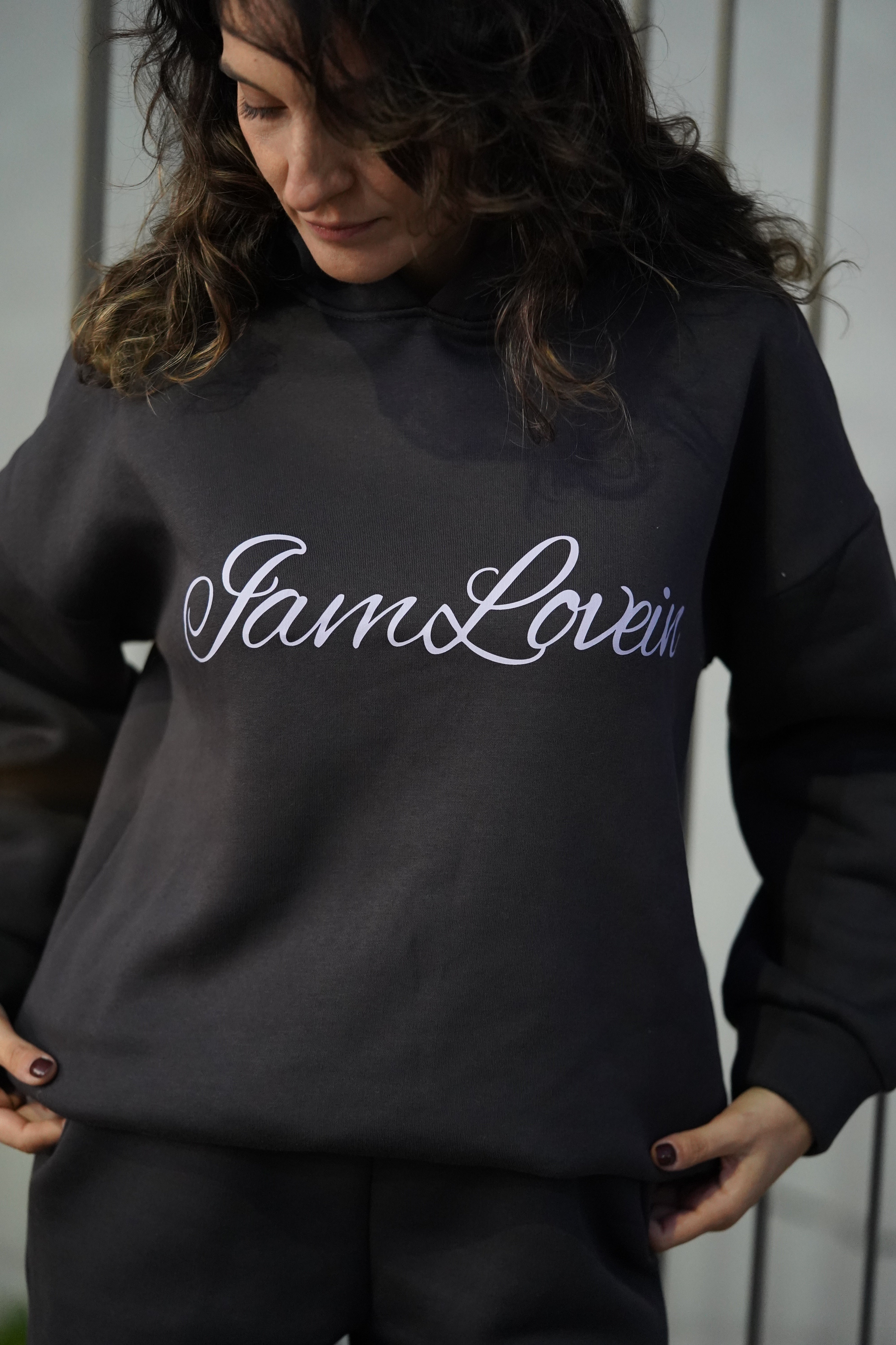 IAMLOVEIN Antrasit Eşofman Takımı