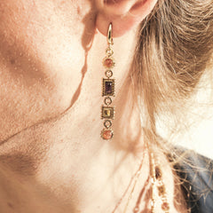 Maison Lygos Irene Gemstone Earrings