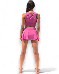 IAMLOVEIN Bubble Gum' Lola Ultra Mini Shorts Skirt