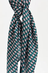 Dellel Green Freesia Scarf