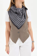 Dellel Noir Black Scarf