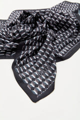 Dellel Noir Black Scarf