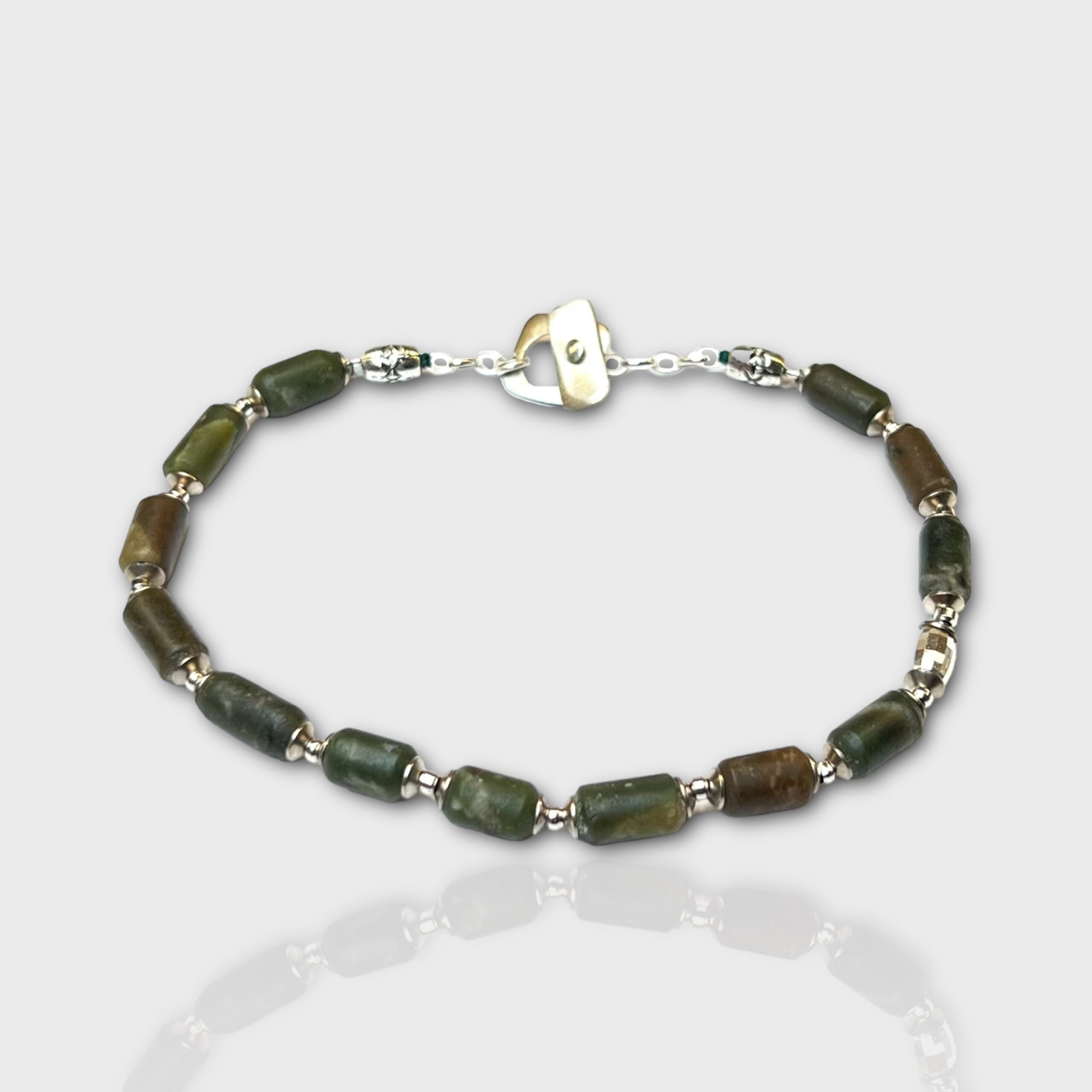Mey Atelier Dolge – Jade&Silver Bracelet