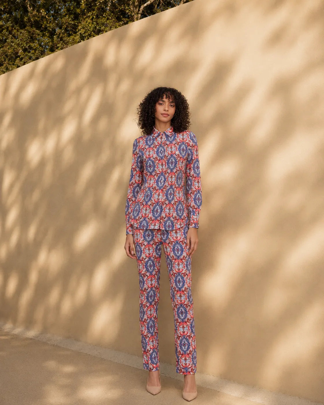 Eloshé Paisley Pattern Shirt and Trousers Set REBMSM101