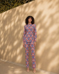 Eloshé Paisley Pattern Shirt and Trousers Set REBMSM101