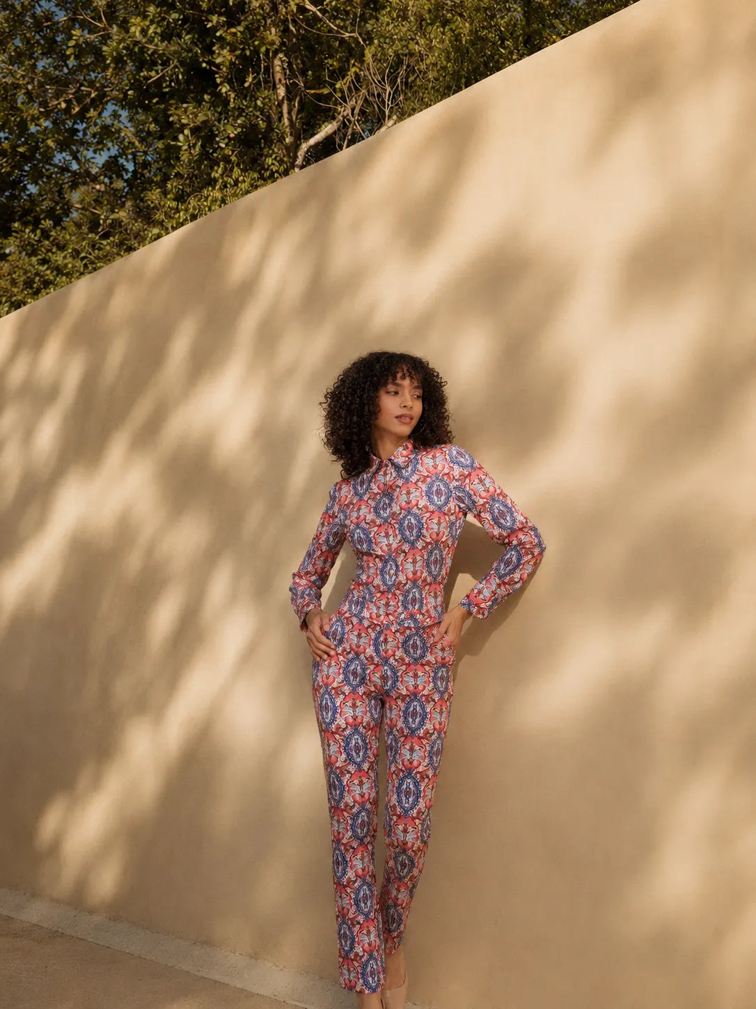 Eloshé Paisley Pattern Shirt and Trousers Set REBMSM101