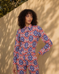 Eloshé Paisley Pattern Shirt and Trousers Set REBMSM101