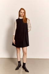 Sadie and Dione Jackie Shift Elbise in Onyx Black