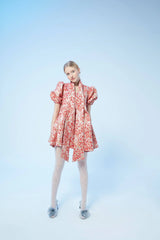 Fée Muse Audrey Red Patterned Dress