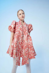 Fée Muse Audrey Red Patterned Dress