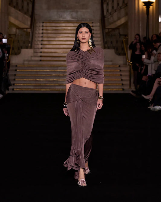 Fée Muse Lydia Crop Cape Set