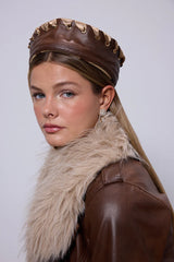 Fée Muse Helena Leather Hat