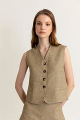 Ventotto Giulia Reversible Waistcoat