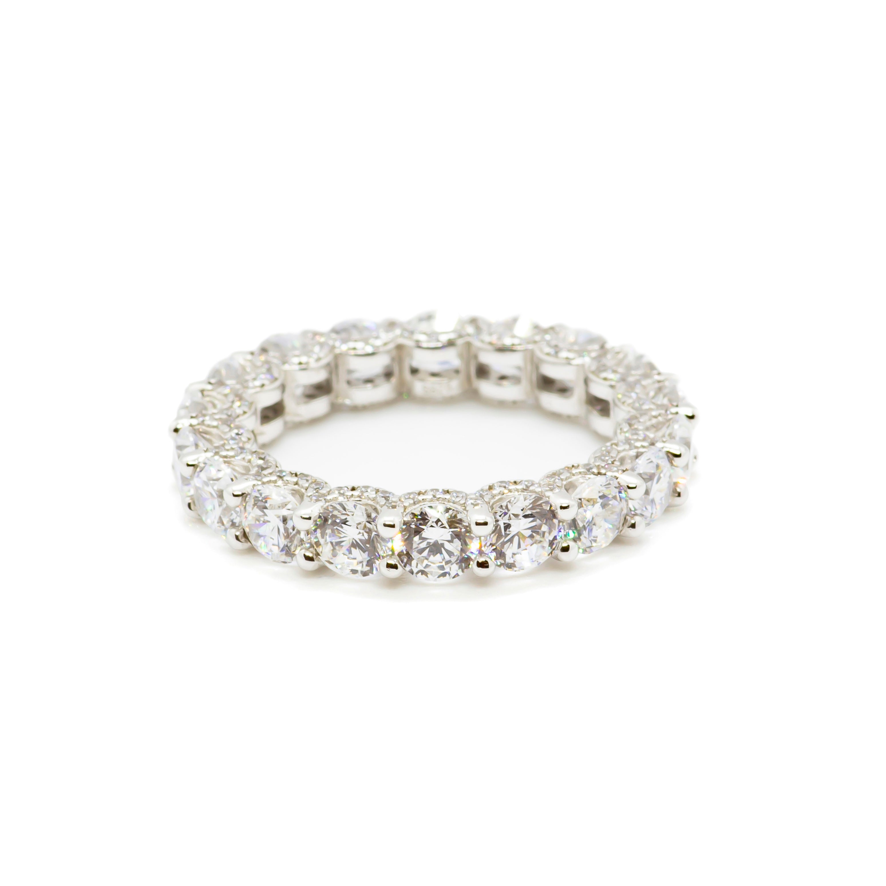 SooSilkyGems FULL PAVE WEDDING RING