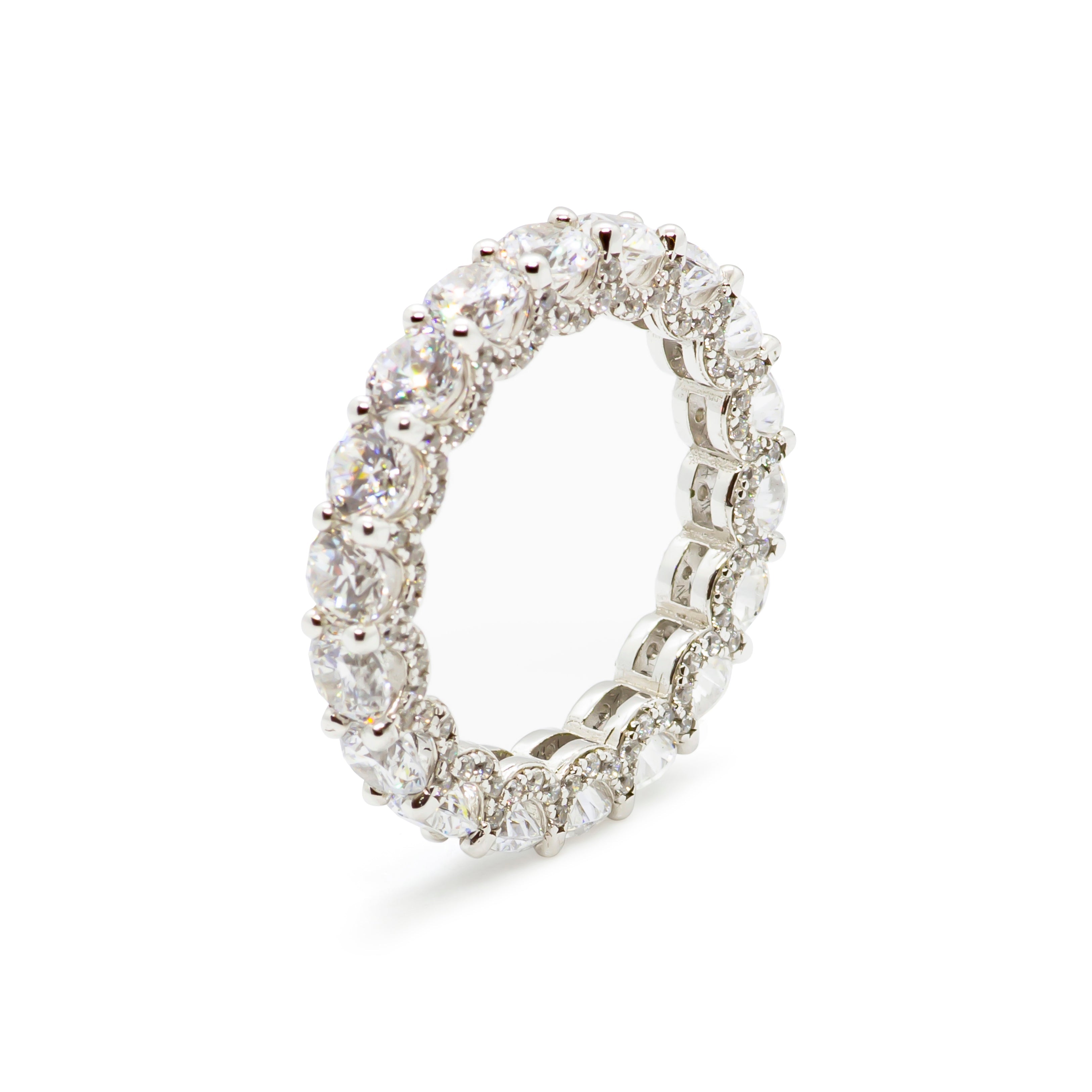 SooSilkyGems FULL PAVE WEDDING RING