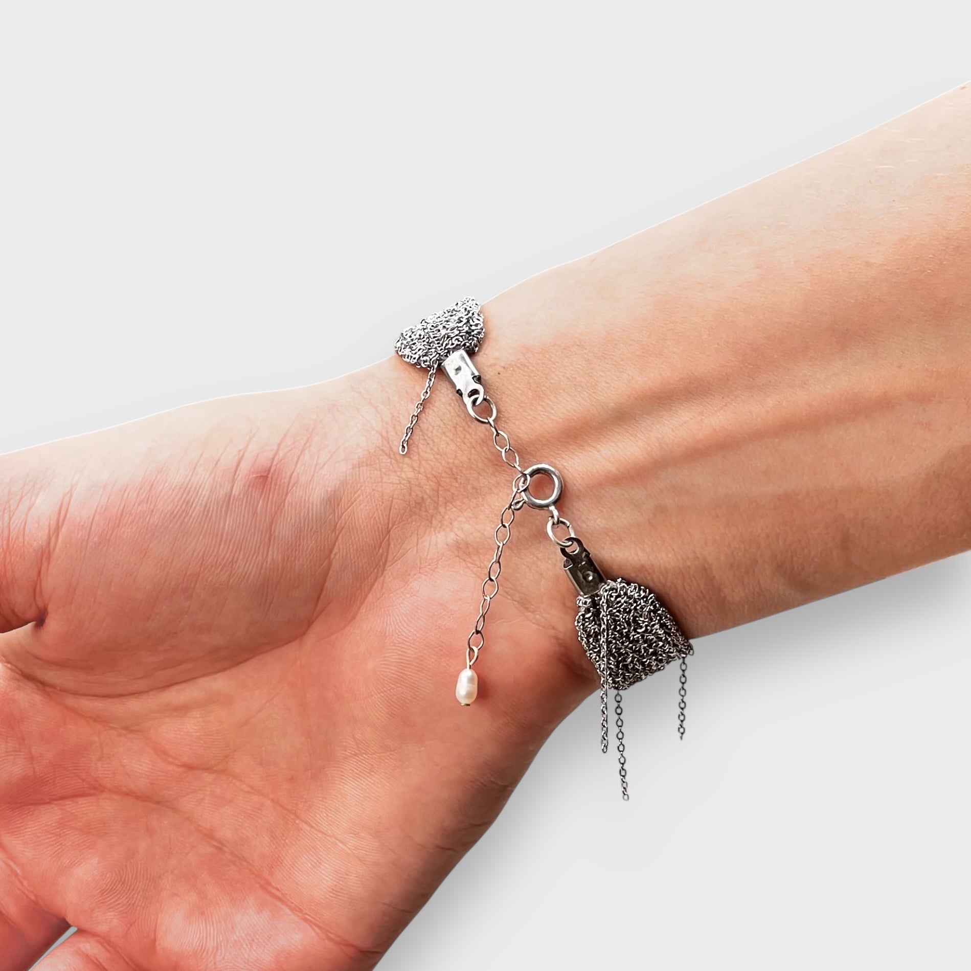 Mey Atelier Woven Silver Woven Bracelet – L