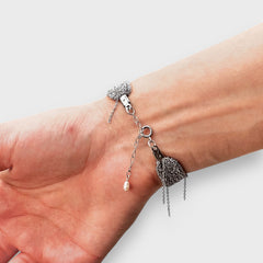 Mey Atelier Woven Silver Woven Bracelet – L
