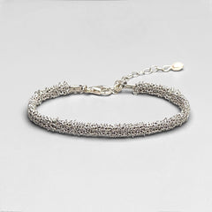 Mey Atelier Woven Silver Woven Bracelet – XS