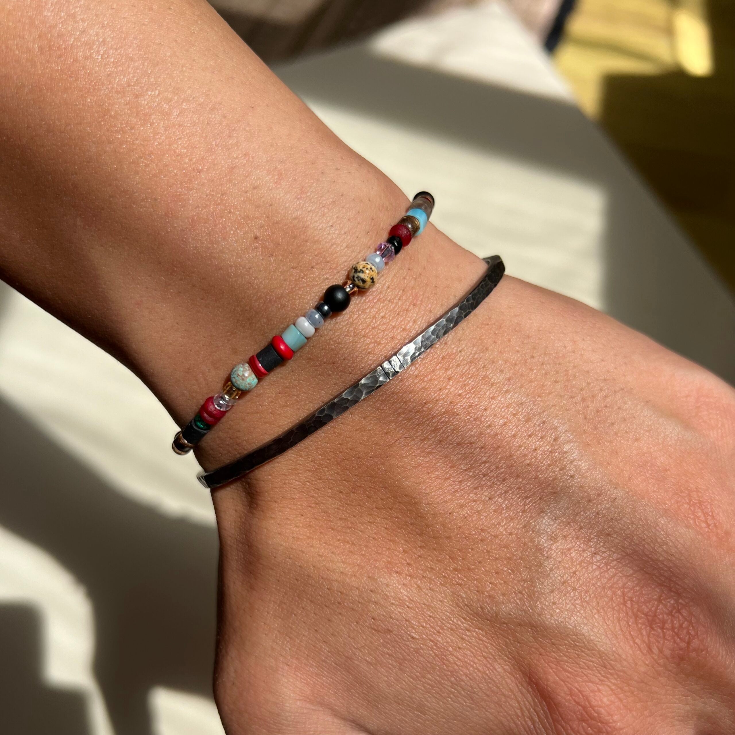 Mey Atelier Miama Wristlet – Oxyde Silver Bracelet
