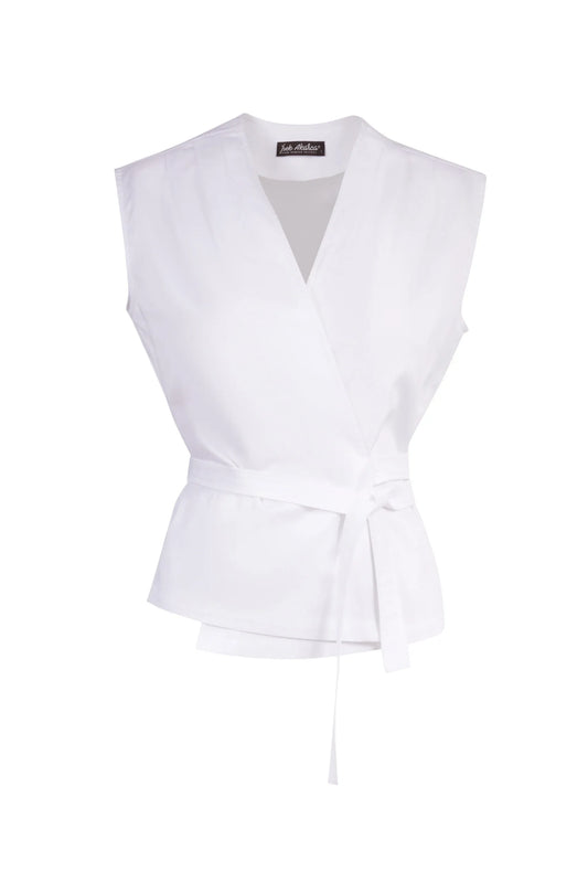 Ipek Akarca All White Blouse