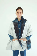 Ipek Akarca %100 Silk Night Pancho