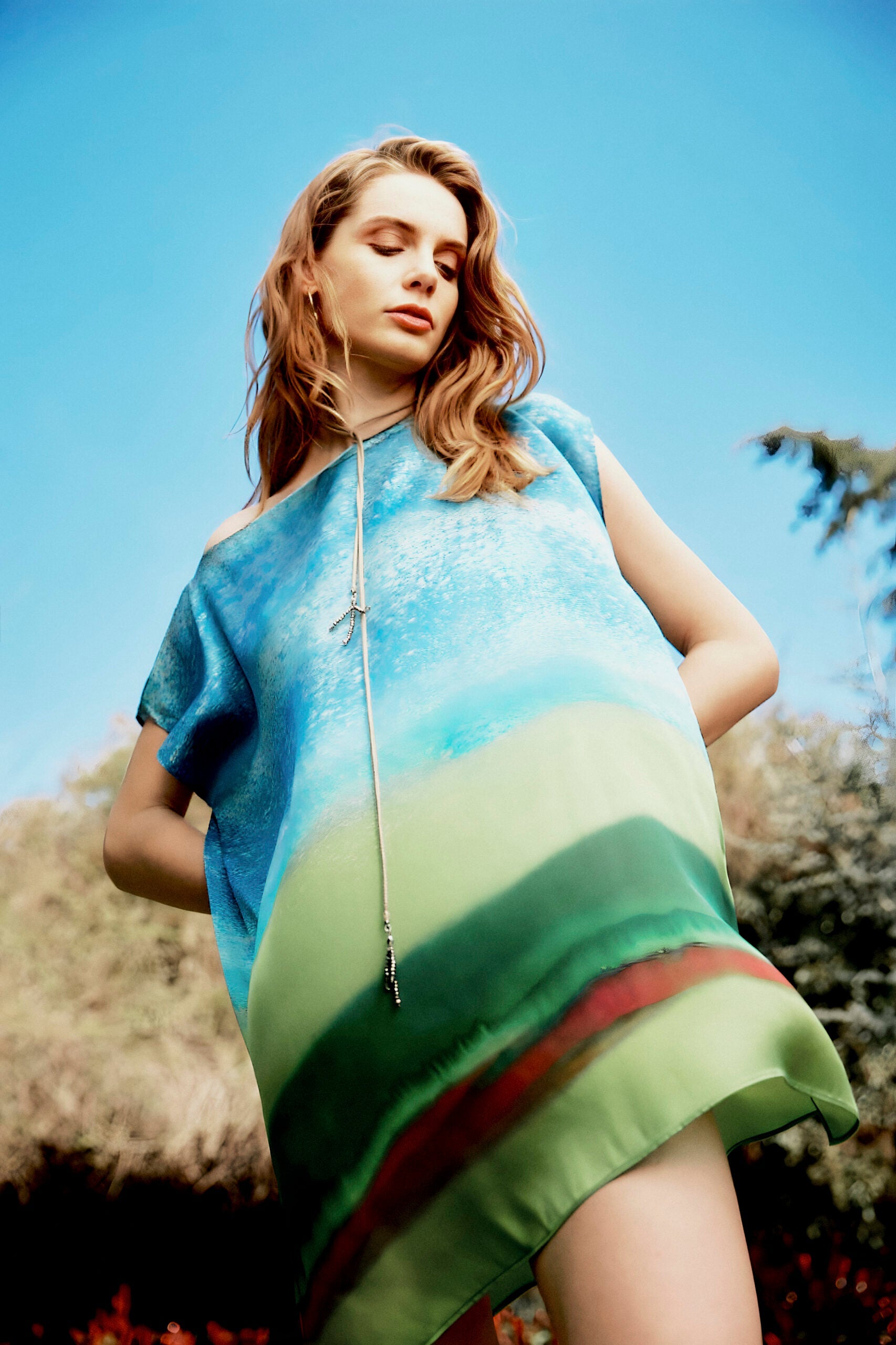 ipek akarca tr %100 Ipek Kısa Kaftan,Tunik Moss