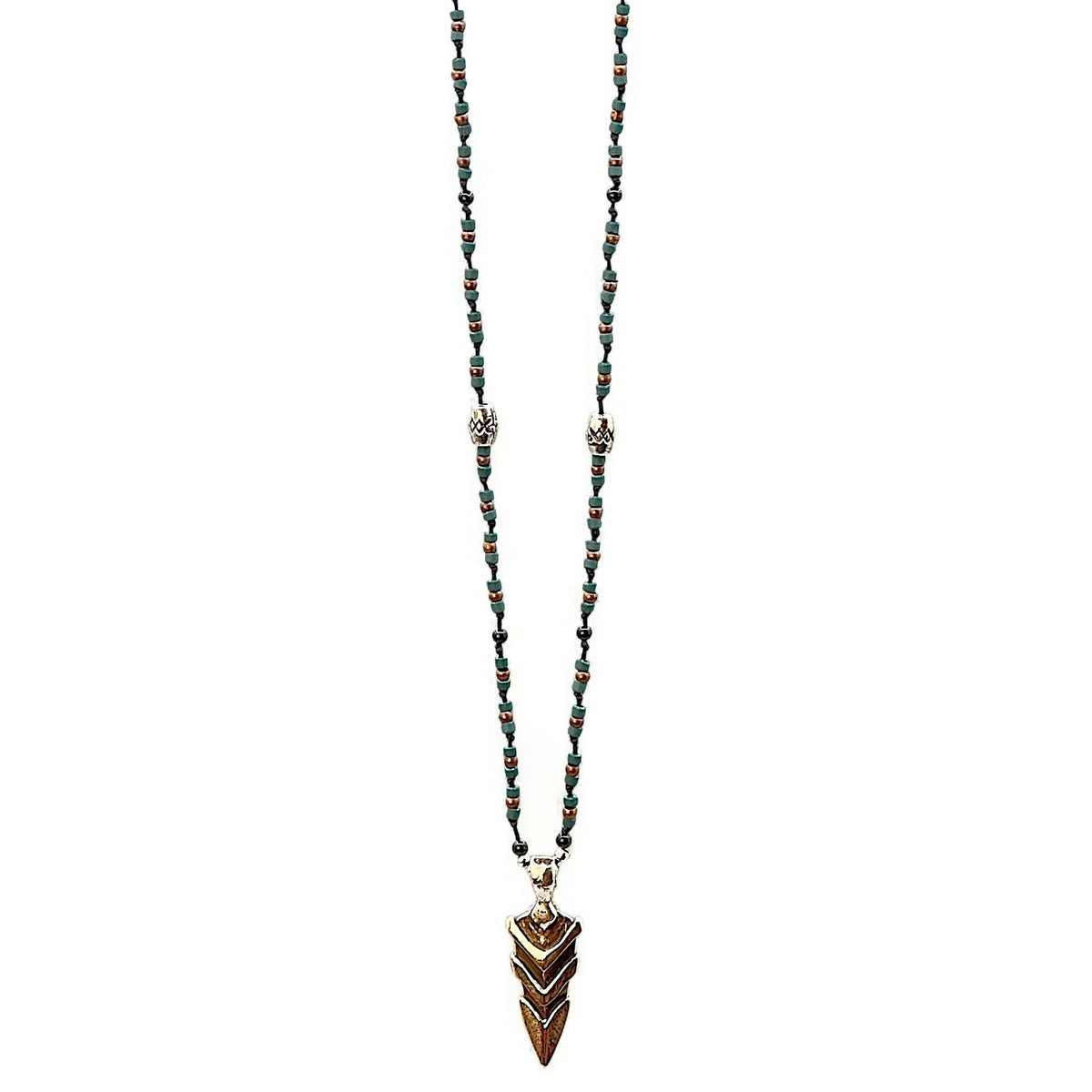 Mey Atelier Jedai – Peacock Blue Men's Necklace