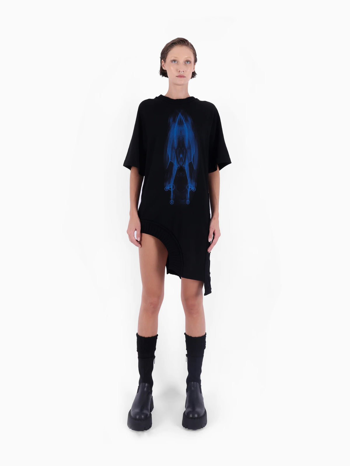 Knitology KNTLGY x EDK T-Shirt Dress with AI Print