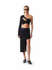 Knitology KNTLGY Hero Asymmetric Midi Skirt