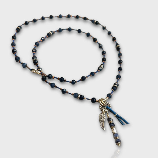 Mey Atelier Lucius Blue Unisex Necklace