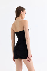 Manshet The Mystery Strapless Mini Dress