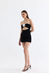 Manshet The Mystery Strapless Mini Dress