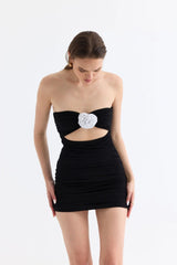 Manshet The Mystery Strapless Mini Dress