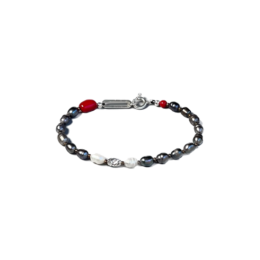 Mey Atelier Royal Black – Unisex Pearl Bracelet