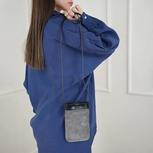 Atelier Galin Mila Phone Bag-Gris