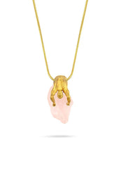 Piayuli Rose Quartz Lover Mini Necklace