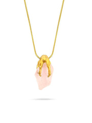 Piayuli Rose Quartz Lover Mini Necklace